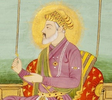 Detail of Shah Jahan met bedienden, RV-646-5