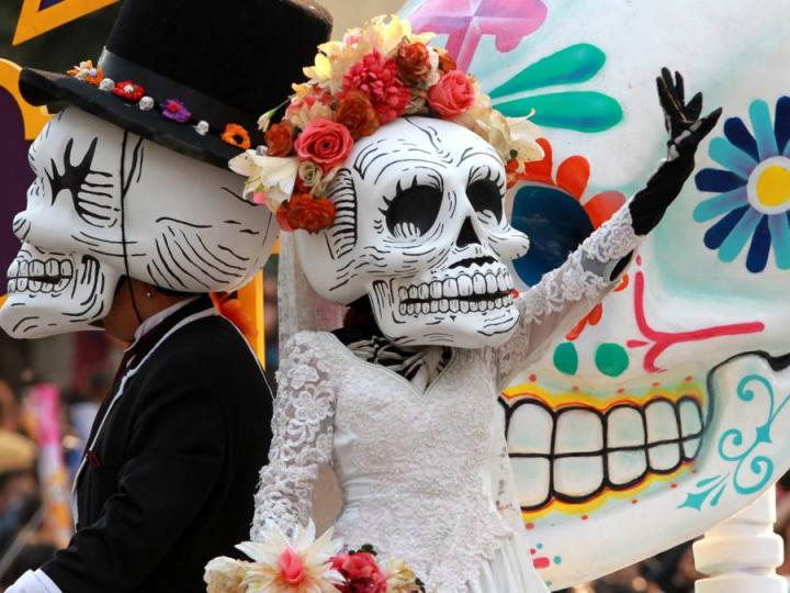 Dia de Muertos parade Mexico